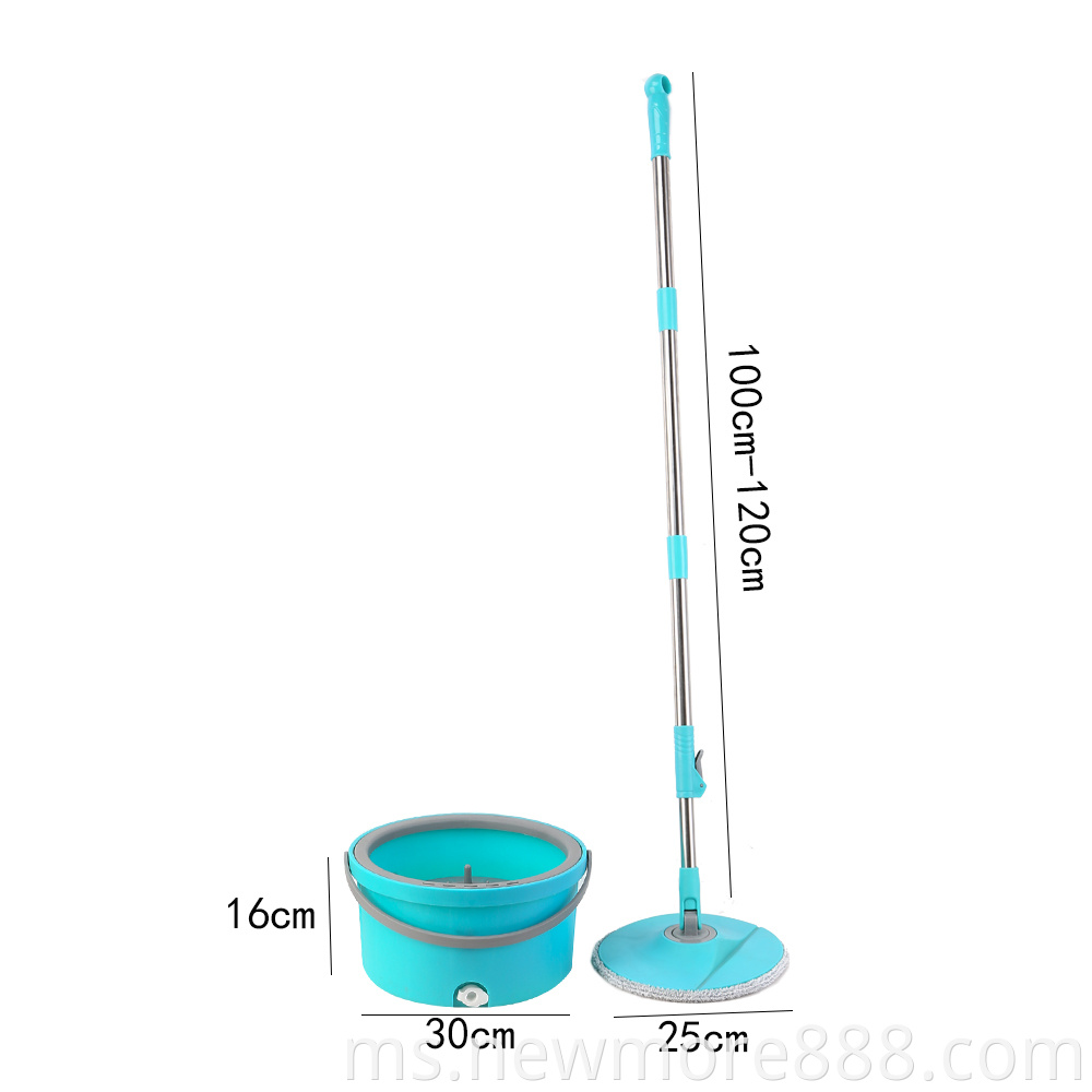 Spin Mop and Bucket Set with Wringer(2 refills)
